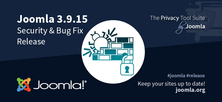 Вышел очередной релиз Joomla 3.9.15